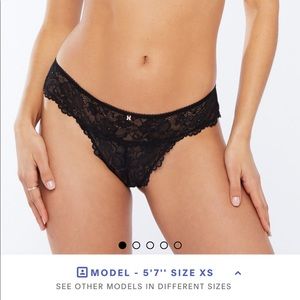 Savage X Fenty Floral Lace Cheeky Panties